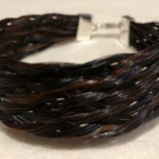 Basket Weave Horse Hair Bracelet