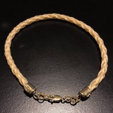 10 kt Solid Gold Horse Hair Bracelet