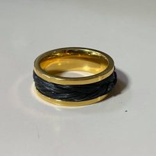 Horse Hair Ring - Gold